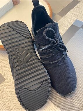 Adidas Men's Black Knit Lace/ Slipon